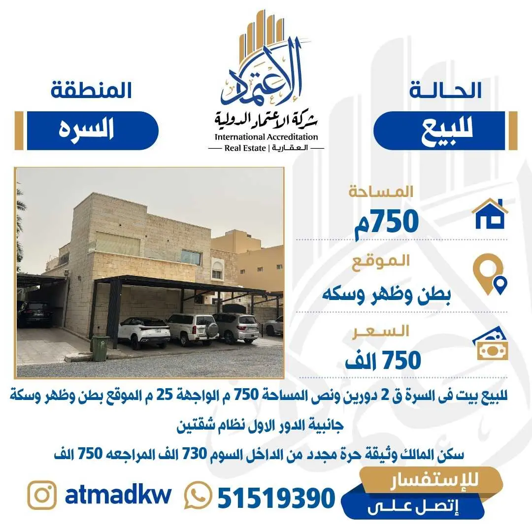 للبيع في السره بطن وظهر