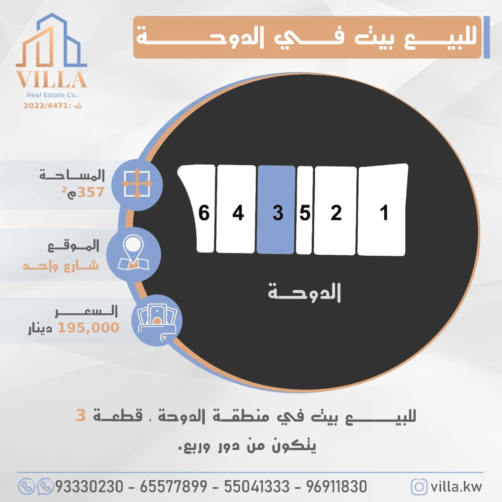 للبيع بيت في منطقة الدوحة