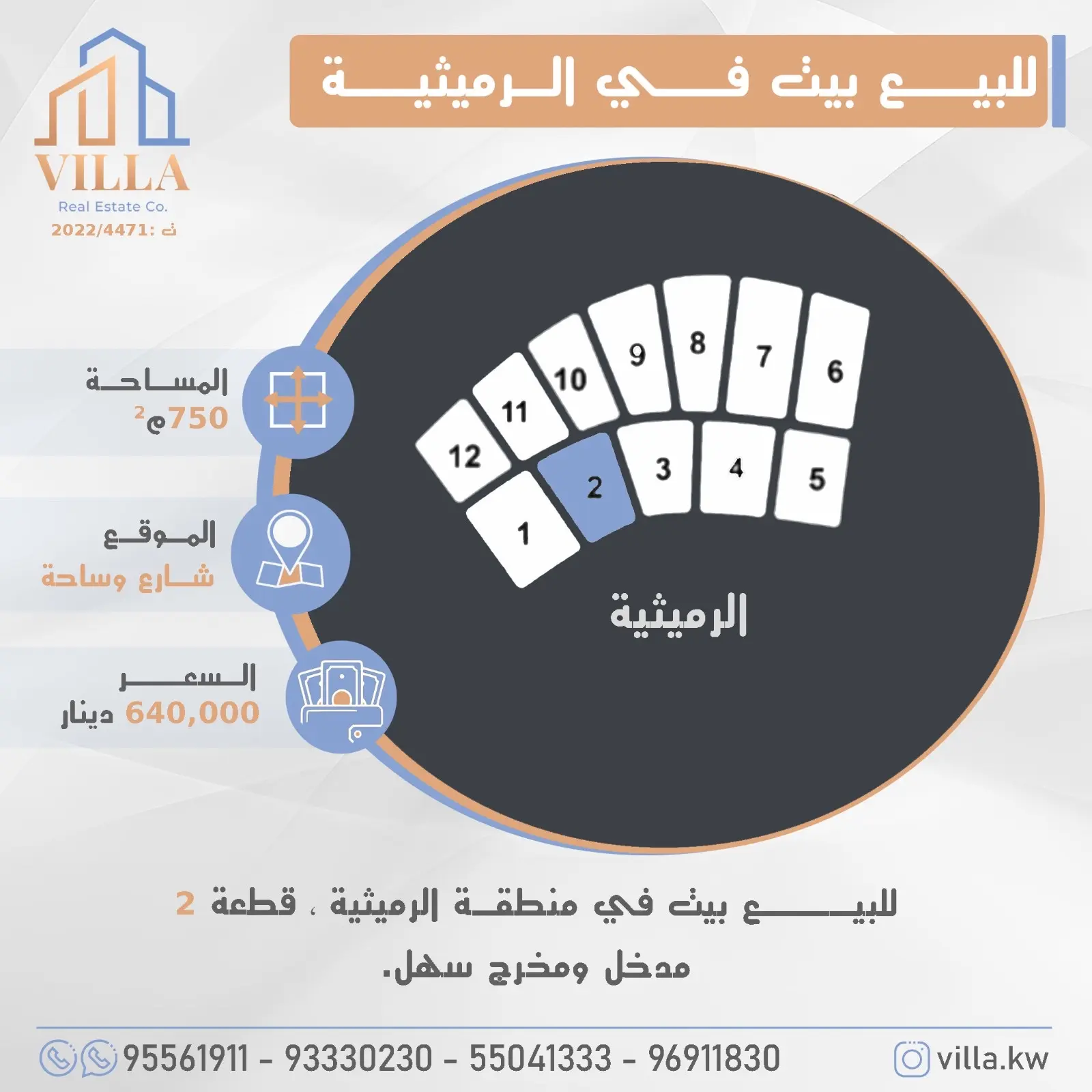 للبيع بيت في منطقة الرميثية 